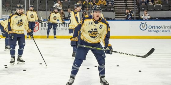 Admirals Hockey Player Skating on Ice at the Norfolk Scope