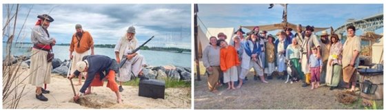 Pirates at Yorktown Waterfront