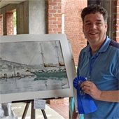 Sun rising over the York River