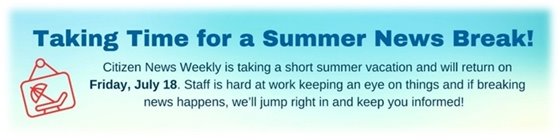 Taking Time for a Summer Break