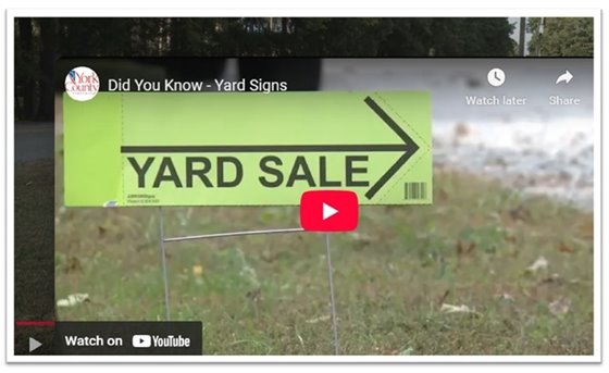 Did You Know - Yard Signs