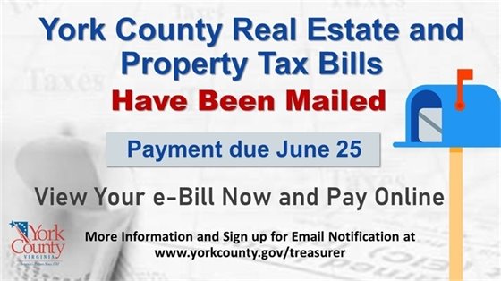 Tax Bills are due June 25