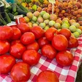 Vegetables for sale at Yorktown Market Days