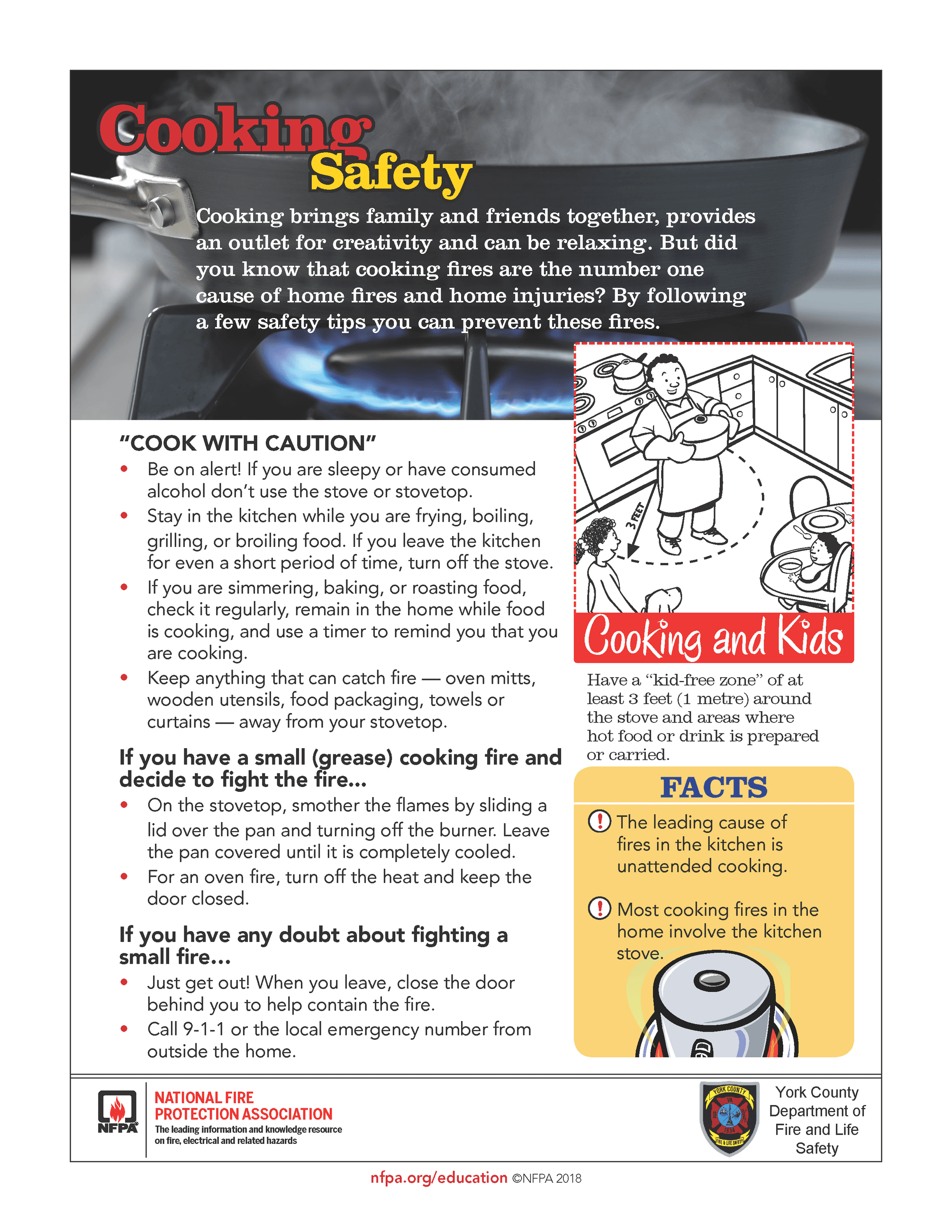 Here are some very important reminders to help us cook safely.