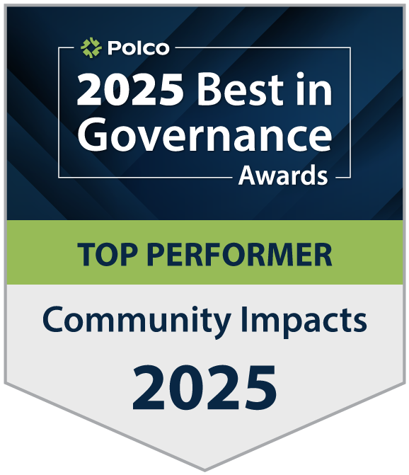 POLCO Top Performer - Community Impacts