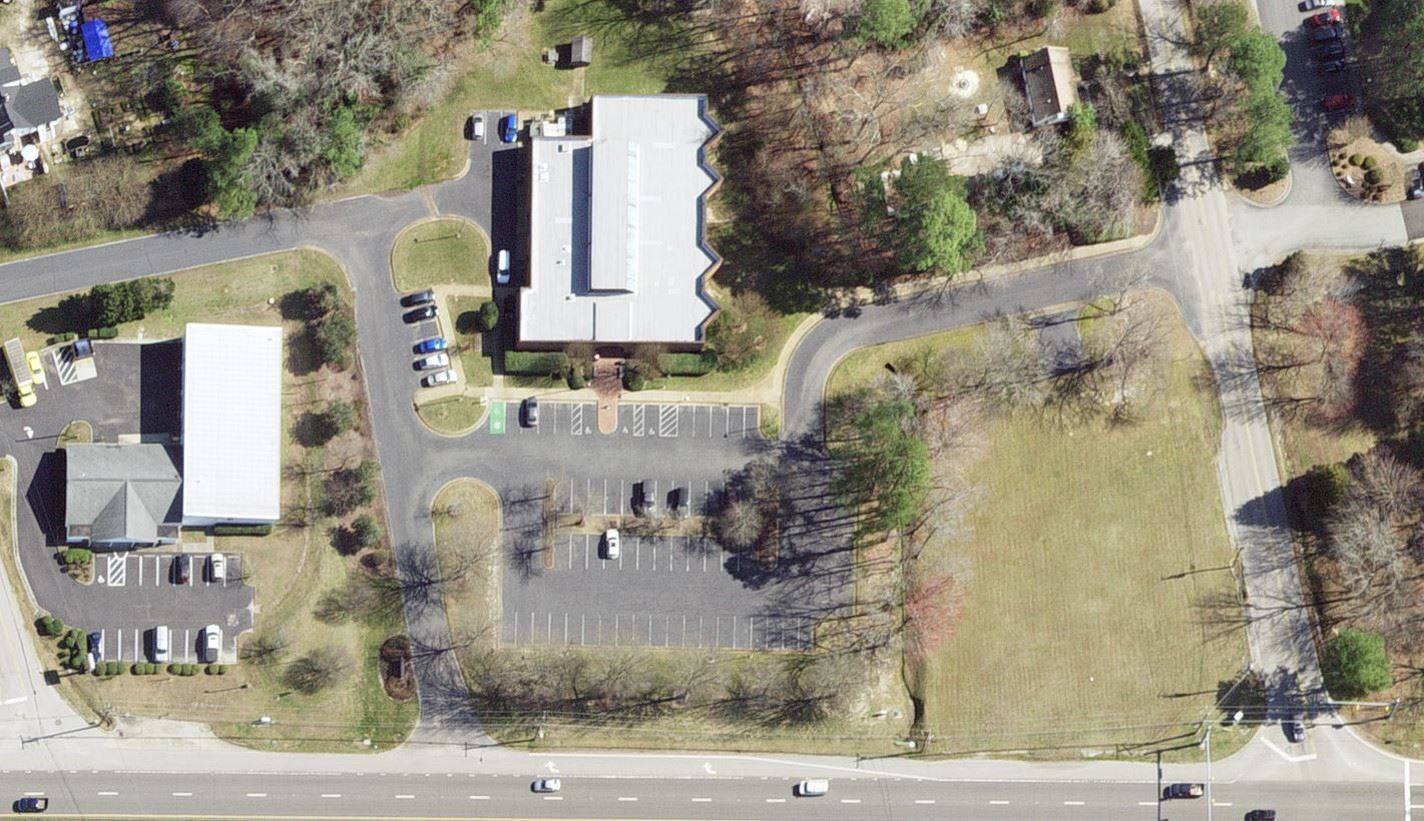 Drone York Library pre-renovation